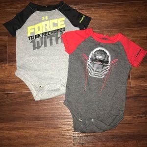 Under Armour baby onesies 0-3/3-6